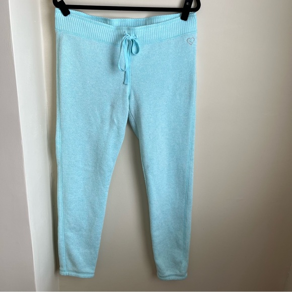 Aeropostale Live Love Dream Low Rise Fleece Sweatpants Neon Green Sz L - Picture 2 of 15